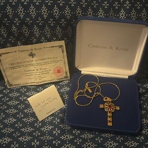 Camrose & Kross Jacqueline Kennedy Cross Necklace